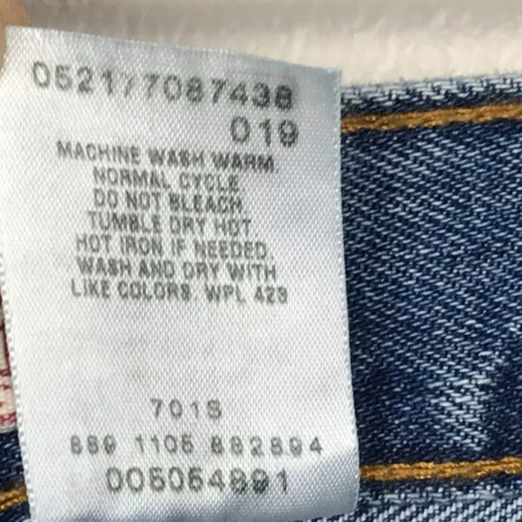 Levi's 505 Regular Fit Jeans Y2K Boyfriend High Rise High Waist Mom Jeans - Picture 12 of 14